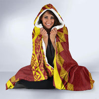 Personalised Tonga High School Hooded Blanket Happy 77 Years Anniversary LT14 - Polynesian Pride