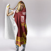 Personalised Tonga High School Hooded Blanket Happy 77 Years Anniversary LT14 - Polynesian Pride
