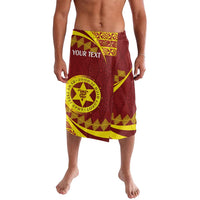 Personalised Tonga High School Lavalava Happy 77 Years Anniversary LT14 Maroon - Polynesian Pride