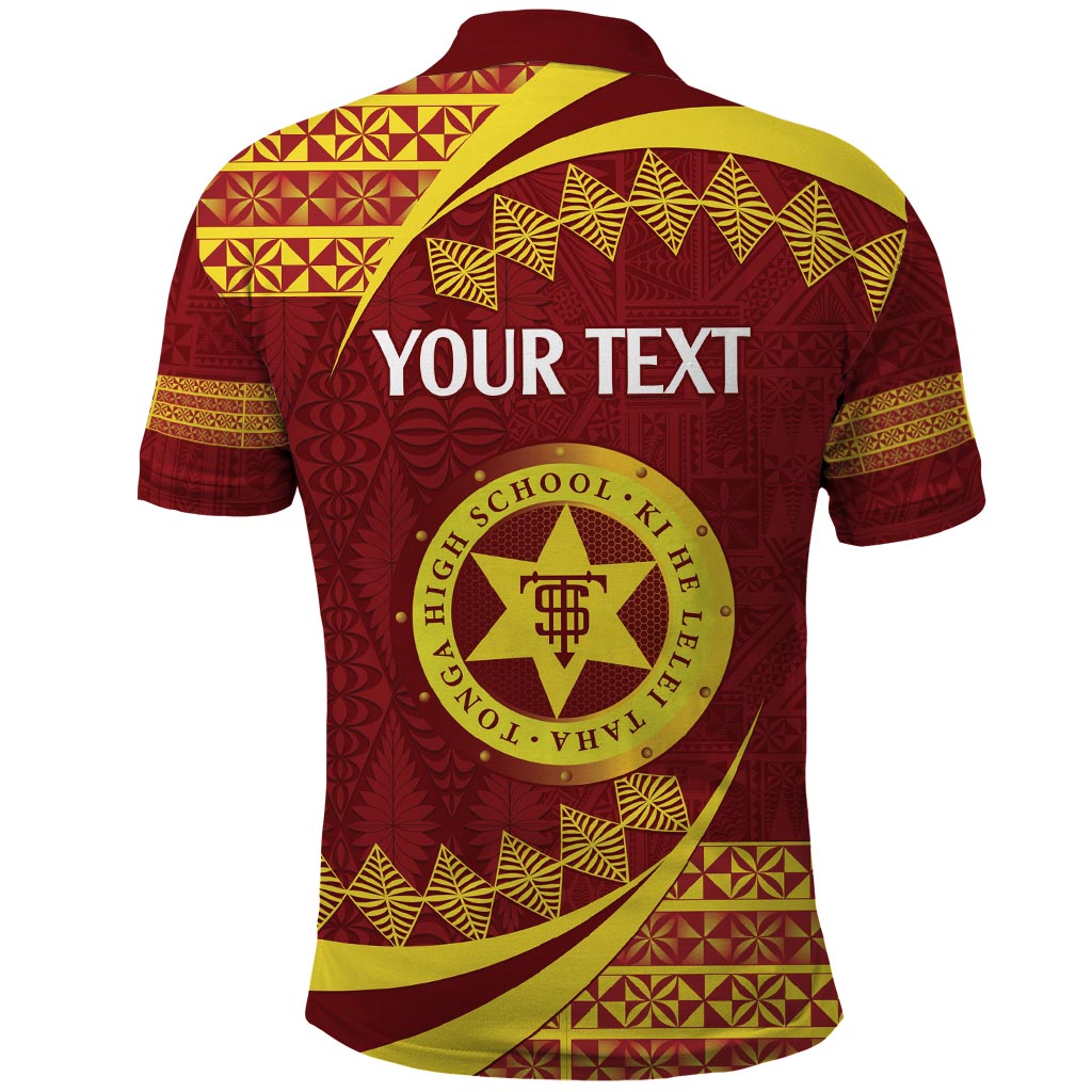 Personalised Tonga High School Polo Shirt Happy 77 Years Anniversary LT14 - Polynesian Pride