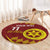 Personalised Tonga High School Round Carpet Happy 77 Years Anniversary