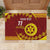 Personalised Tonga High School Rubber Doormat Happy 77 Years Anniversary