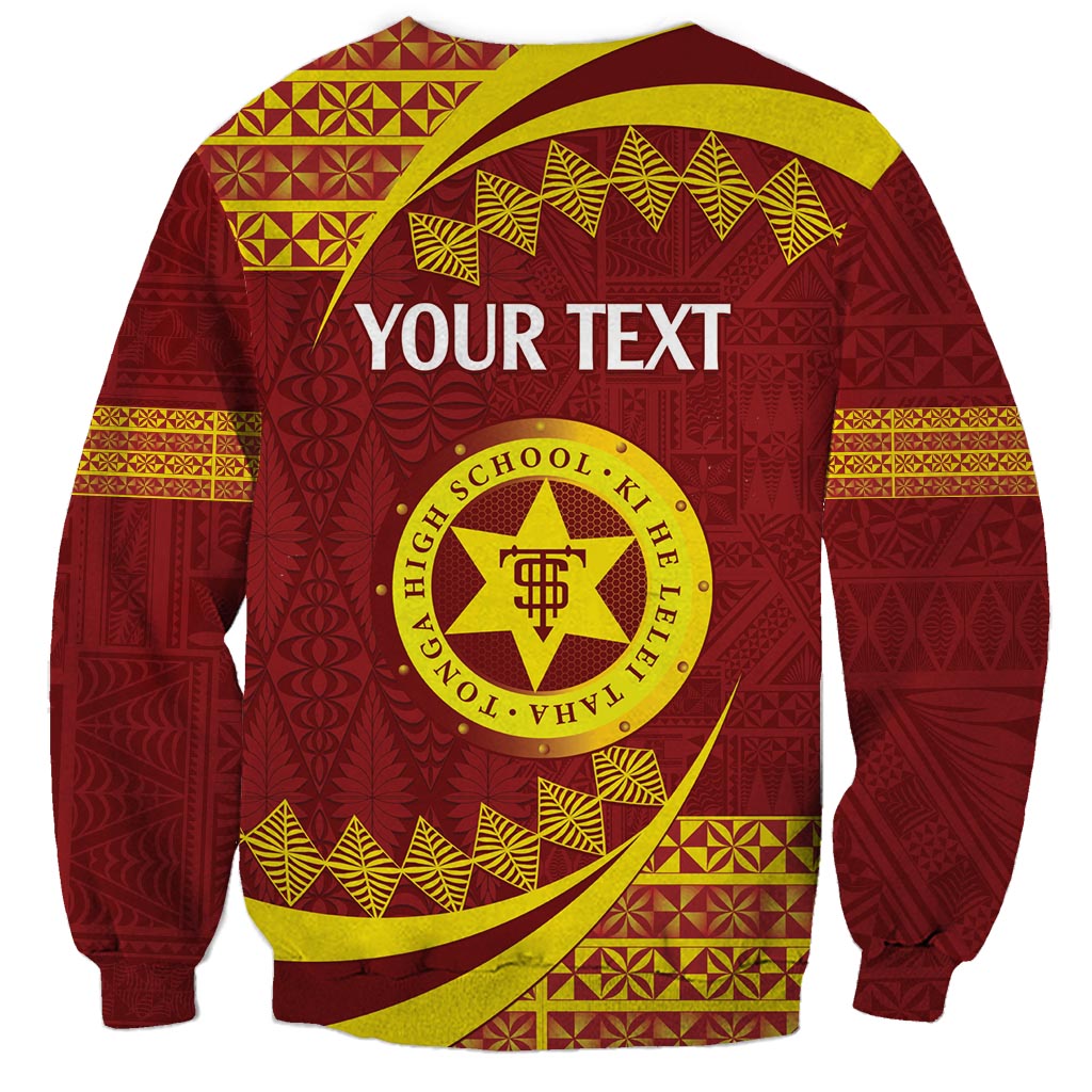 Personalised Tonga High School Sweatshirt Happy 77 Years Anniversary LT14 - Polynesian Pride