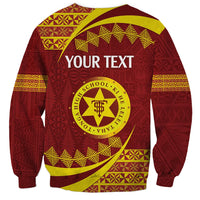 Personalised Tonga High School Sweatshirt Happy 77 Years Anniversary LT14 - Polynesian Pride