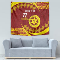 Personalised Tonga High School Tapestry Happy 77 Years Anniversary LT14 - Polynesian Pride