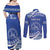 Personalised Tonga Tupou College Toloa Couples Matching Off Shoulder Maxi Dress and Long Sleeve Button Shirt Happy 158 Years Anniversary