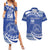 Personalised Tonga Tupou College Toloa Couples Matching Summer Maxi Dress and Hawaiian Shirt Happy 158 Years Anniversary