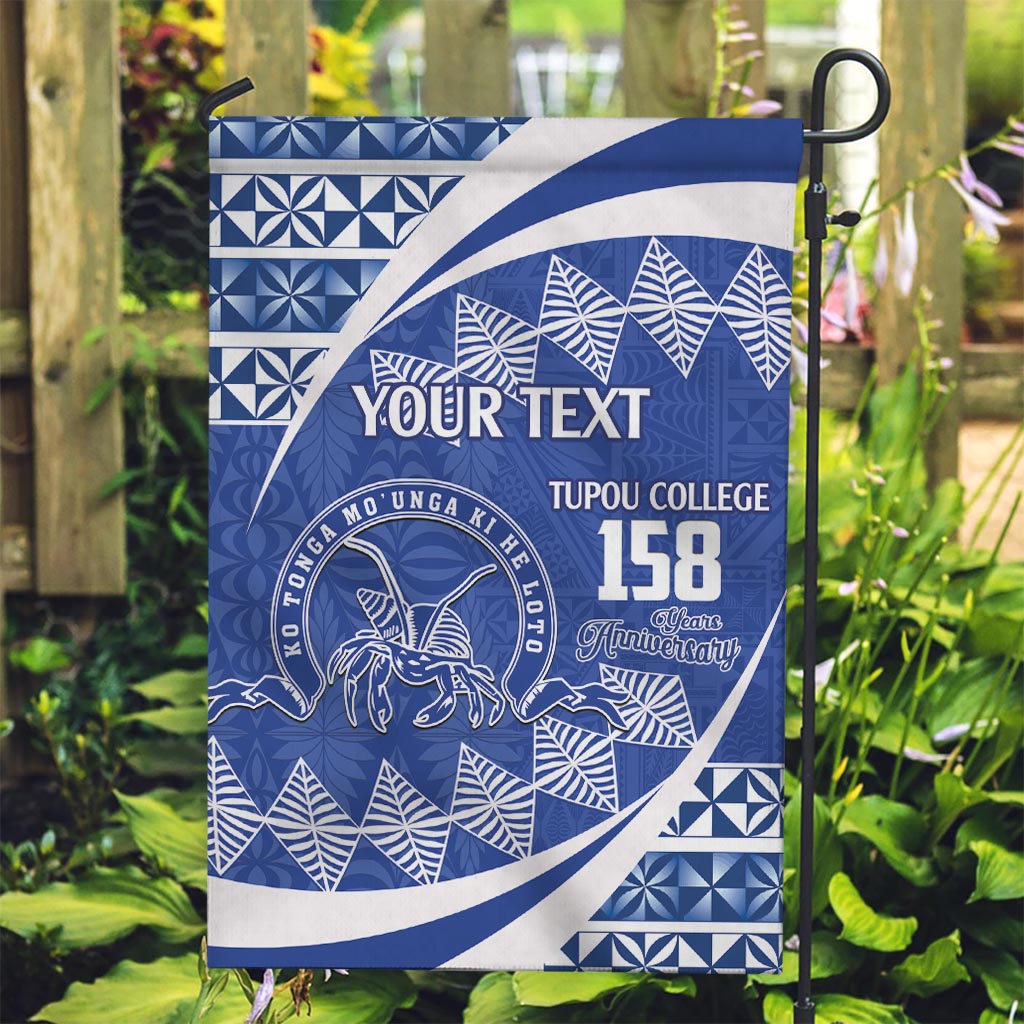 Personalised Tonga Tupou College Toloa Garden Flag Happy 158 Years Anniversary