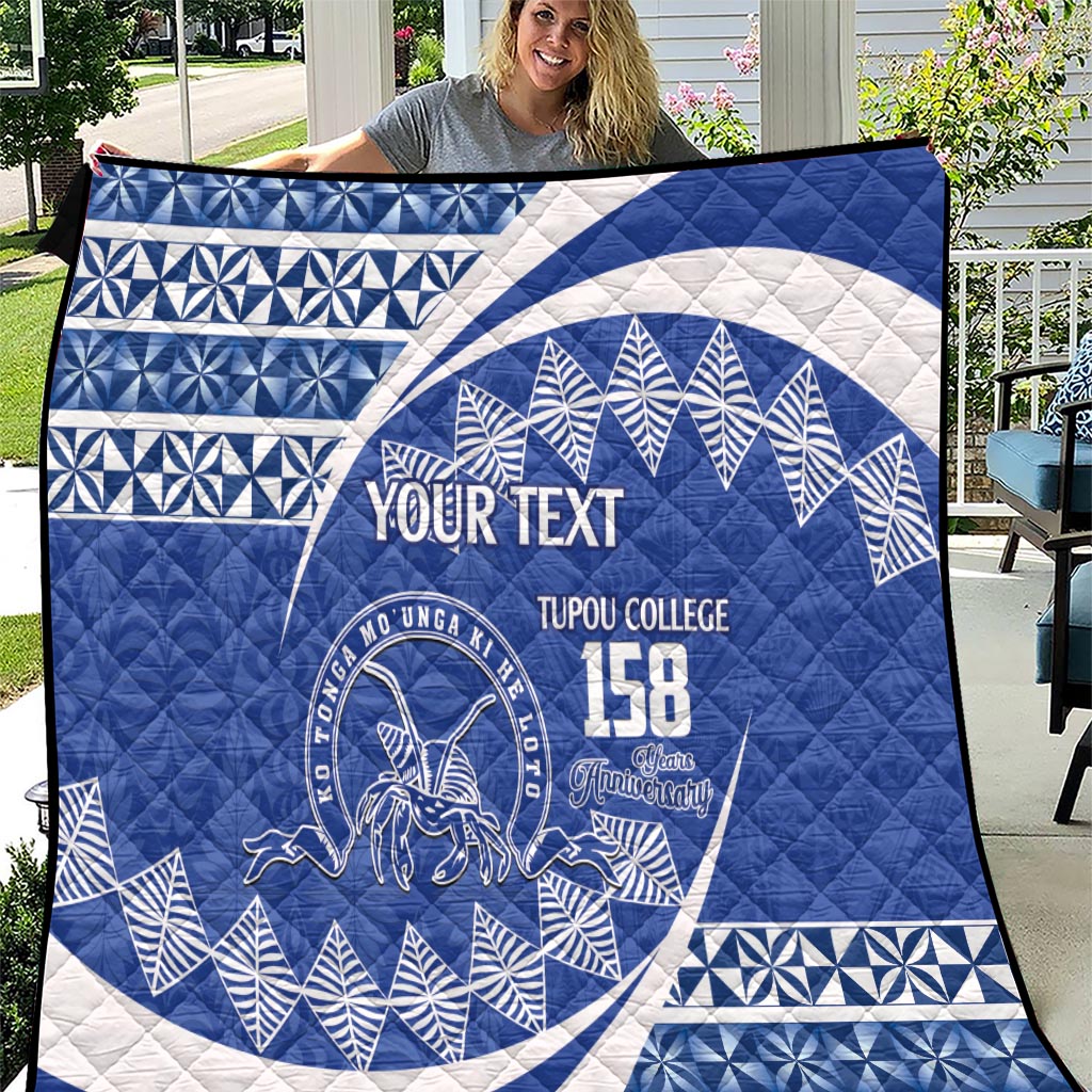 Personalised Tonga Tupou College Toloa Quilt Happy 158 Years Anniversary