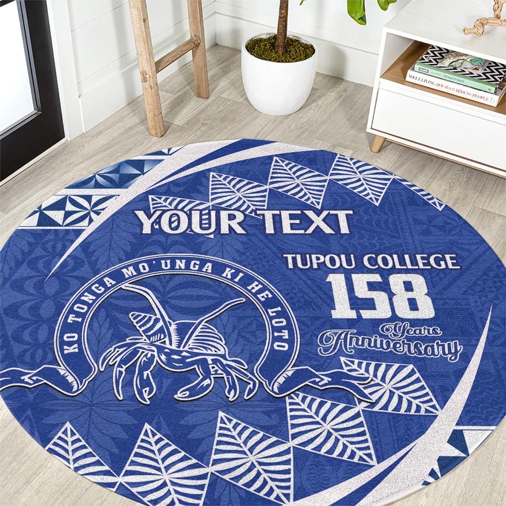 Personalised Tonga Tupou College Toloa Round Carpet Happy 158 Years Anniversary