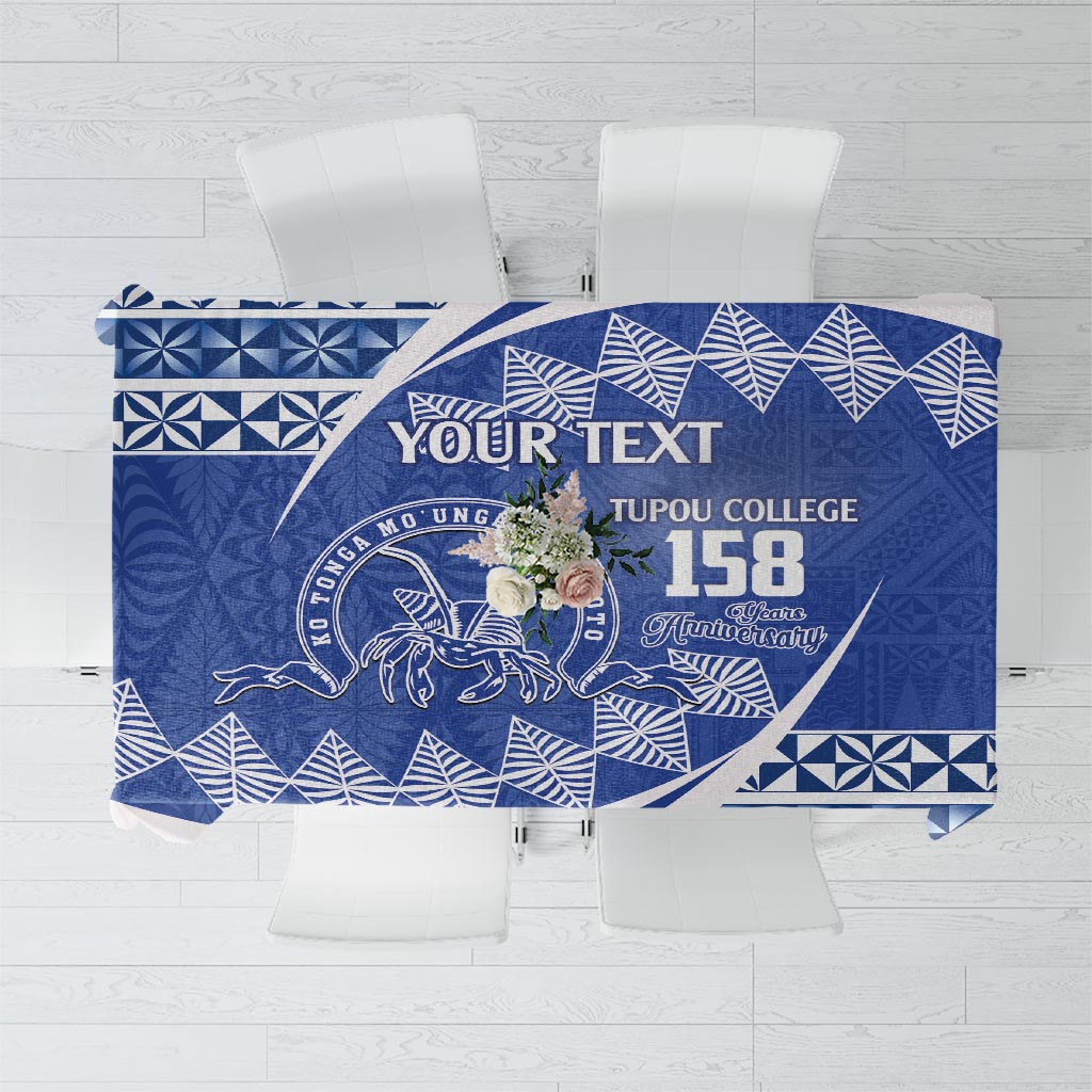 Personalised Tonga Tupou College Toloa Tablecloth Happy 158 Years Anniversary