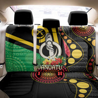 Tamtam Drum Vanuatu Back Car Seat Cover Boar Tusk Aboriginal Flag Style LT14 - Polynesian Pride