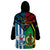 Vanuatu And West Papua Wearable Blanket Hoodie Coat Of Arms Mix Flag Style LT14 - Polynesian Pride