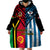 Vanuatu And West Papua Wearable Blanket Hoodie Coat Of Arms Mix Flag Style LT14 - Polynesian Pride