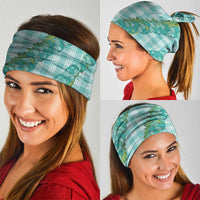 Hawaii Jade Vine Lei Neck Gaiter Aloha Palaka Motif - Turquoise LT14 - Polynesian Pride