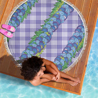 Hawaii Jade Vine Lei Beach Blanket Aloha Palaka Motif - Purple LT14 - Polynesian Pride