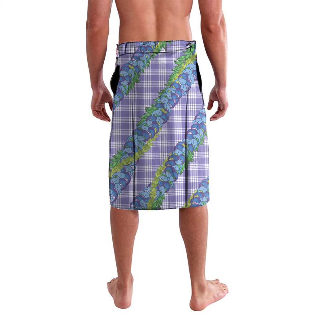 Hawaii Jade Vine Lei Lavalava Aloha Palaka Motif - Purple LT14 - Polynesian Pride
