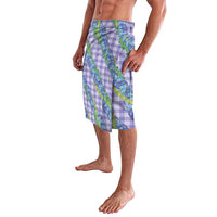 Hawaii Jade Vine Lei Lavalava Aloha Palaka Motif - Purple LT14 - Polynesian Pride
