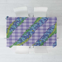 Hawaii Jade Vine Lei Tablecloth Aloha Palaka Motif - Purple LT14 Purple - Polynesian Pride