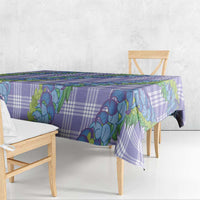 Hawaii Jade Vine Lei Tablecloth Aloha Palaka Motif - Purple LT14 - Polynesian Pride