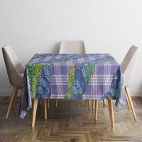 Hawaii Jade Vine Lei Tablecloth Aloha Palaka Motif - Purple LT14 - Polynesian Pride