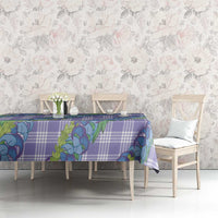 Hawaii Jade Vine Lei Tablecloth Aloha Palaka Motif - Purple LT14 - Polynesian Pride
