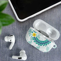 Jade Vine Lei Hawaii AirPods Case Aloha Seamless Tropical Leaves LT14 - Polynesian Pride