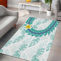 Jade Vine Lei Hawaii Area Rug Aloha Seamless Tropical Leaves LT14 - Polynesian Pride
