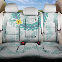 Jade Vine Lei Hawaii Back Car Seat Cover Aloha Seamless Tropical Leaves LT14 One Size White - Polynesian Pride