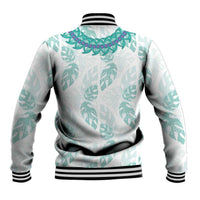 Jade Vine Lei Hawaii Baseball Jacket Aloha Seamless Tropical Leaves LT14 - Polynesian Pride