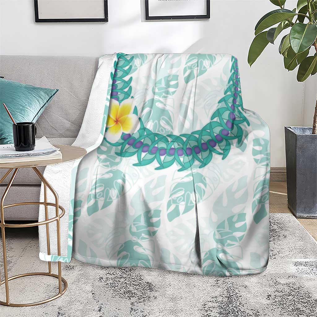 Jade Vine Lei Hawaii Blanket Aloha Seamless Tropical Leaves LT14 - Polynesian Pride