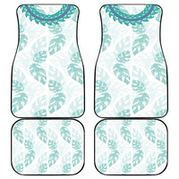 Jade Vine Lei Hawaii Car Mats Aloha Seamless Tropical Leaves LT14 - Polynesian Pride