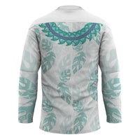 Jade Vine Lei Hawaii Hockey Jersey Aloha Seamless Tropical Leaves LT14 - Polynesian Pride