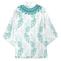 Jade Vine Lei Hawaii Kimono Aloha Seamless Tropical Leaves LT14 - Polynesian Pride