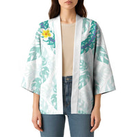 Jade Vine Lei Hawaii Kimono Aloha Seamless Tropical Leaves LT14 - Polynesian Pride