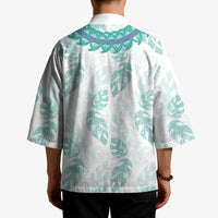 Jade Vine Lei Hawaii Kimono Aloha Seamless Tropical Leaves LT14 - Polynesian Pride