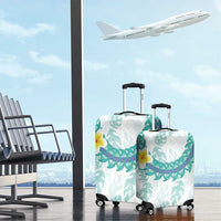 Jade Vine Lei Hawaii Luggage Cover Aloha Seamless Tropical Leaves LT14 - Polynesian Pride
