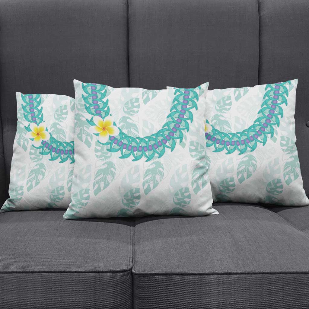 Jade Vine Lei Hawaii Pillow Cover Aloha Seamless Tropical Leaves LT14 - Polynesian Pride