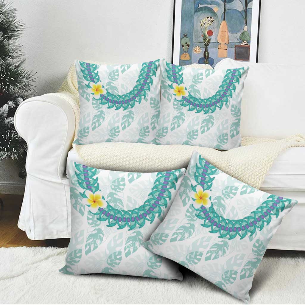 Jade Vine Lei Hawaii Pillow Cover Aloha Seamless Tropical Leaves LT14 - Polynesian Pride