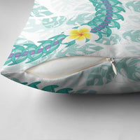 Jade Vine Lei Hawaii Pillow Cover Aloha Seamless Tropical Leaves LT14 - Polynesian Pride