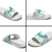 Jade Vine Lei Hawaii Slide Sandals Aloha Seamless Tropical Leaves LT14 - Polynesian Pride