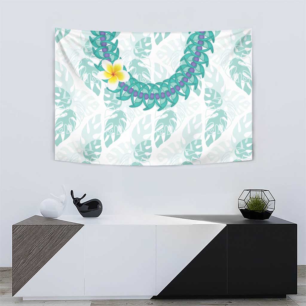 Jade Vine Lei Hawaii Tapestry Aloha Seamless Tropical Leaves LT14 - Polynesian Pride
