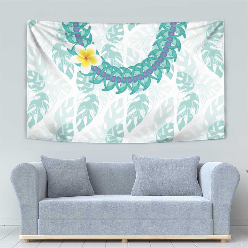 Jade Vine Lei Hawaii Tapestry Aloha Seamless Tropical Leaves LT14 - Polynesian Pride
