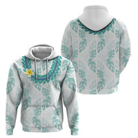Jade Vine Lei Hawaii Zip Hoodie Aloha Seamless Tropical Leaves LT14 - Polynesian Pride