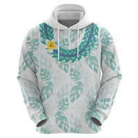 Jade Vine Lei Hawaii Zip Hoodie Aloha Seamless Tropical Leaves LT14 - Polynesian Pride