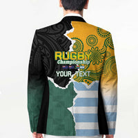 Personalised Rugby 2025 Championship Blazer Southern Hemisphere Countries Mascots LT14 - Polynesian Pride