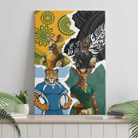 Rugby 2025 Championship Canvas Wall Art Southern Hemisphere Countries Mascots LT14 - Polynesian Pride