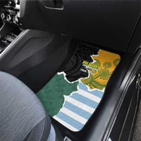 Rugby 2025 Championship Car Mats Southern Hemisphere Countries Mascots LT14 - Polynesian Pride