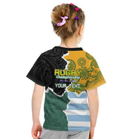 Personalised Rugby 2025 Championship Kid T Shirt Southern Hemisphere Countries Mascots LT14 - Polynesian Pride