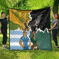 Rugby 2025 Championship Quilt Southern Hemisphere Countries Mascots LT14 - Polynesian Pride